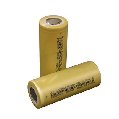 26650 Kleine Cilindrische Batterijcellen van 5000mAh 3.6V Lichtgewicht voor Elektrische Motorfiets