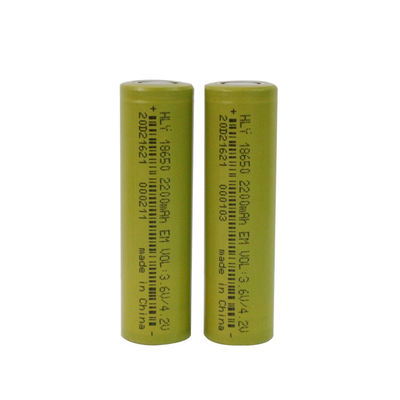 EN62133 18650 de Navulbare Zonnebatterij van 3.6V 2200mAh voor Geleid Flitslicht