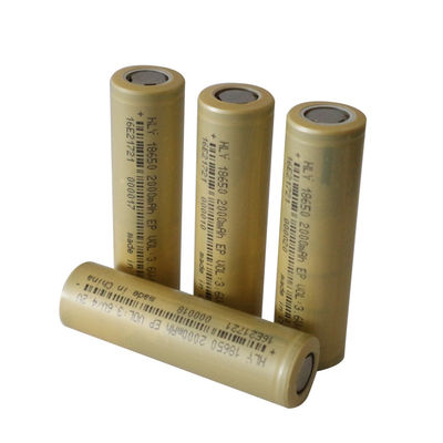 Hoog Rate Capability 18650 Lithium Ion Battery 2000mAh 3.6V voor Elektrische voertuigen