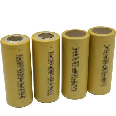 FCC Verklaard Li Ion Battery Cell 26650 5000 MAh For Electric Scooters