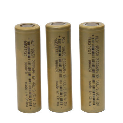 Navulbaar 2000mah-Lithium Ion Cell, het Lithiumbatterij van 3.6V 18650