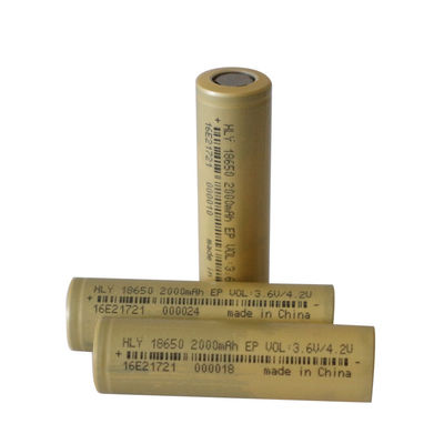 500 Keer Hoge Machts Navulbare 2000mah 18650 Batterijcellen voor de Elektronika Van de consument