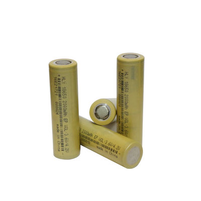 Hoge Veiligheid 3,6 Volt Navulbare 2000mah 18650 Batterij voor Elektrische Autoped