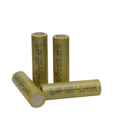 Hoge Veiligheid 3,6 Volt Navulbare 2000mah 18650 Batterij voor Elektrische Autoped