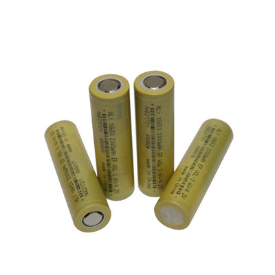 Cilindrisch Lithiumion 18650 Batterij 3,6 navulbare de batterijfcc van v 2000mah