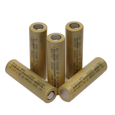 Cilindrisch Lithiumion 18650 Batterij 3,6 navulbare de batterijfcc van v 2000mah