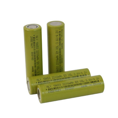 Lichtgewicht Navulbaar Lithium Ionen2200mah 18650 Batterijcel UN38.3 HLY