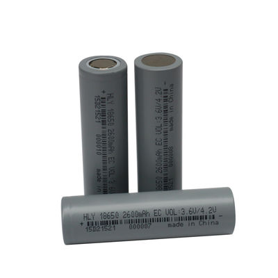 Diep Cycluslithium 18650 3,7 Volt2600mah Navulbare Batterij voor Elektrische Autopedden