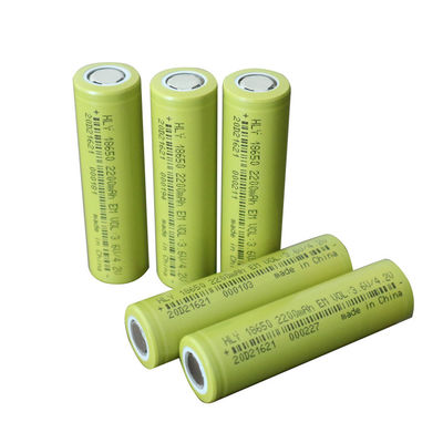 Hoge Bescherming Navulbare 2200mah 18650 Batterijcellen 3.6V voor EV