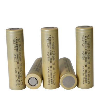 Hoge Energiedichtheid 18650 Lithium Ion Battery 3.6V 2000mAh voor Tuinhulpmiddelen