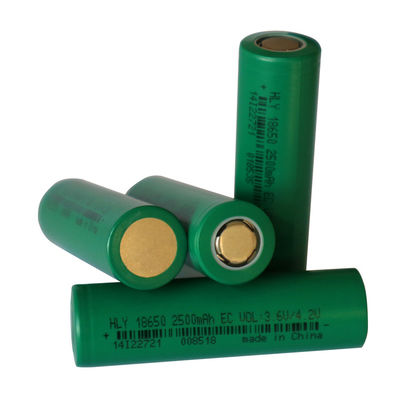 Hoge Macht 18650 de Cellen van Lithiumion battery 3.6v 2500mah voor Flitslicht