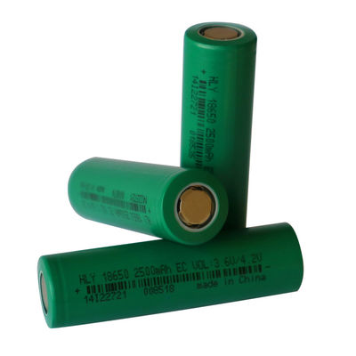 BIB keurde 18650 Lithium Ion Battery 2500MAh de EG voor Elektronische Fiets goed