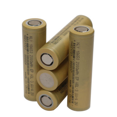 18650 3,6 Volts2000mah Navulbare Zonnebatterijcellen voor Huiselektronika/Ebike